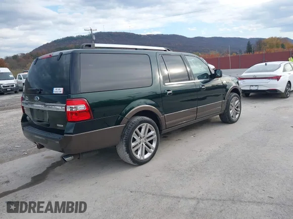 ✅ 2016 Ford Expedition Max King Ranch • VIN: 1FMJK1JTXGEF14508 • Лот: 43619794. Опубліковано раніше на IAAI з пробігом 182 868 миль. Безкоштовний доступ до архіву аукціонних продажів зі США та докладний звіт про історію автомобіля на DreamBid. Зображення 4.