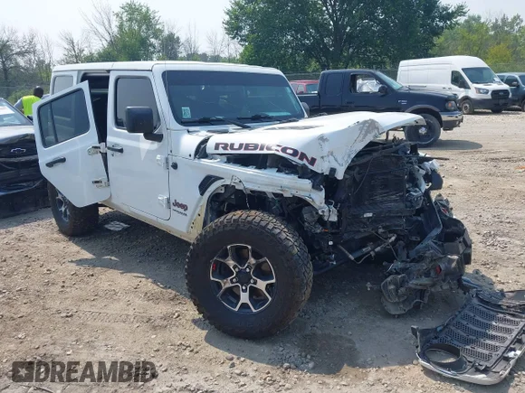 ✅ 2022 Jeep Wrangler Unlimited Rubicon • VIN: 1C4HJXFN5NW244999 • Лот: 42858835. Опубліковано раніше на IAAI з пробігом 54 019 миль. Безкоштовний доступ до архіву аукціонних продажів зі США та докладний звіт про історію автомобіля на DreamBid. Зображення 1.