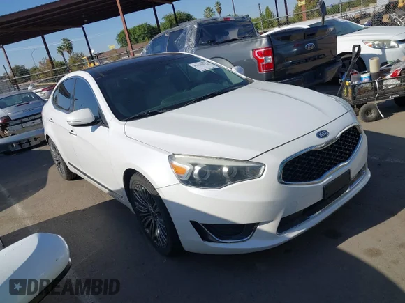 ✅ 2014 Kia Cadenza Limited • VIN: KNALN4D7XE5144580 • Лот: 43329632. Опубліковано раніше на IAAI з пробігом 163 355 миль. Безкоштовний доступ до архіву аукціонних продажів зі США та докладний звіт про історію автомобіля на DreamBid. Зображення 1.