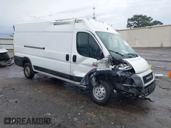 ✅ 2019 Ram ProMaster Cargo • VIN: 3C6URVJG2KE544582 • Lot: 44483046. Listed on IAAI with 178,877 mi. Free auction sales archive from the USA and detailed vehicle history report at DreamBid. Image 1.