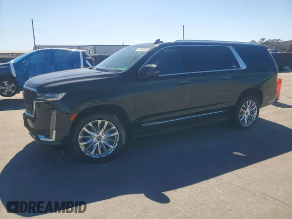 ✅ 2023 Cadillac Escalade ESV 4WD Premium Luxury • VIN: 1GYS4KKT2PR460955 • Lot: 78854865. Listed on Copart with 90,971 mi. Free auction sales archive from the USA and detailed vehicle history report at DreamBid. Image 1.