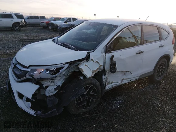 ✅ 2016 Honda CR-V SE • VIN: 5J6RM4H49GL076927 • Lot: 44197399. Listed on IAAI with 32,894 mi. Free auction sales archive from the USA and detailed vehicle history report at DreamBid. Image 2.
