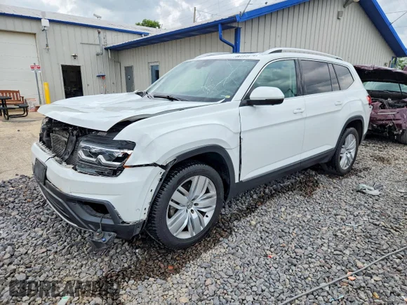 ✅ 2019 Volkswagen Atlas SEL Premium • VIN: 1V2NR2CA2KC552000 • Lot: 56863676. Wystawiony na Copart z przebiegiem 182 177 mil. Bezpłatny archiwum sprzedaży aukcyjnych z USA i szczegółowy raport historii pojazdu na DreamBid. Zdjęcie 1.