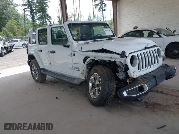 ✅ 2019 Jeep Wrangler Unlimited Sahara • VIN: 1C4HJXEN4KW618449 • Lot: 45531240. Wystawiony na IAAI z przebiegiem 151 852 mil. Bezpłatny archiwum sprzedaży aukcyjnych z USA i szczegółowy raport historii pojazdu na DreamBid. Zdjęcie 1.