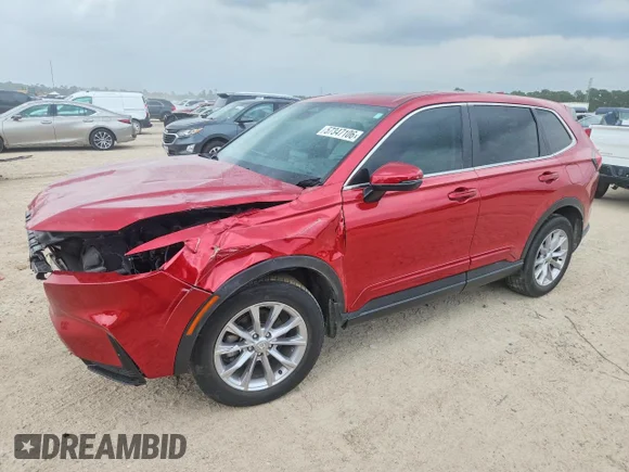 ✅ 2024 Honda CR-V EX-L • VIN: 2HKRS4H74RH402162 • Lot: 57347106. Listed on Copart with 43,813 mi. Free auction sales archive from the USA and detailed vehicle history report at DreamBid. Image 1.