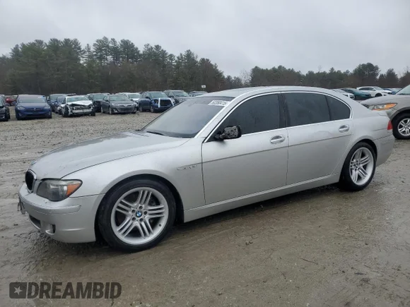 ✅ 2006 BMW 7 Series 760Li • VIN: WBAHN03576DD98403 • Лот: 50350415. Опубликован ранее на Copart с пробегом Не указан. Бесплатный доступ к архиву аукционных продаж из США и подробный отчёт об истории автомобиля на DreamBid. Изображение 1.