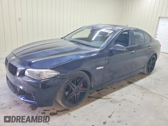 ✅ 2014 BMW 5 Series 550i xDrive • VIN: WBAKP9C54EDZ34935 • Лот: 77521935. Опубликован ранее на Copart с пробегом 81 498 миль. Бесплатный доступ к архиву аукционных продаж из США и подробный отчёт об истории автомобиля на DreamBid. Изображение 1.