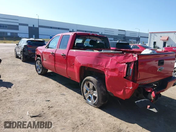 ✅ 2018 Chevrolet Silverado 1500 Custom • VIN: 1GCRCPEC8JZ341492 • Лот: 43824857. Опубліковано раніше на IAAI з пробігом 96 810 миль. Безкоштовний доступ до архіву аукціонних продажів зі США та докладний звіт про історію автомобіля на DreamBid. Зображення 3.