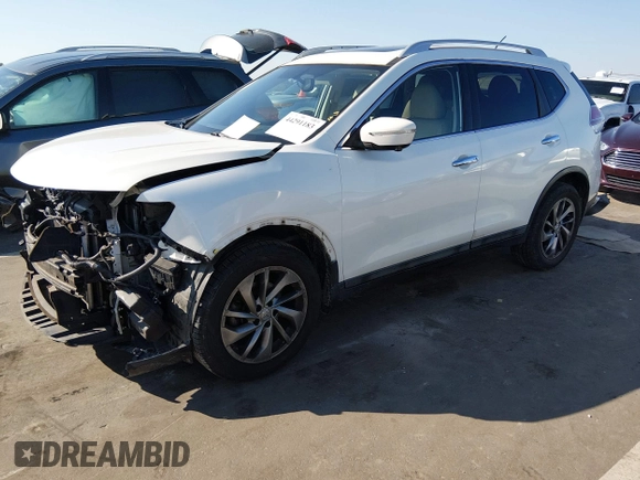 ✅ 2014 Nissan Rogue SV • VIN: 5N1AT2MT2EC833182 • Lot: 44291183. Wystawiony na IAAI z przebiegiem 182 177 mil. Bezpłatny archiwum sprzedaży aukcyjnych z USA i szczegółowy raport historii pojazdu na DreamBid. Zdjęcie 2.