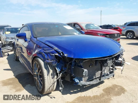 ✅ 2016 Lexus RC 350 F Sport • VIN: JTHHE5BC2G5012039 • Lot: 43408332. Wystawiony na IAAI z przebiegiem 118 422 mil. Bezpłatny archiwum sprzedaży aukcyjnych z USA i szczegółowy raport historii pojazdu na DreamBid. Zdjęcie 1.