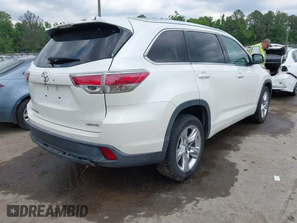 ✅ 2016 Toyota Highlander Limited • VIN: 5TDYKRFH9GS181377 • Лот: 45168813. Опубликован ранее на IAAI с пробегом 95 738 миль. Бесплатный доступ к архиву аукционных продаж из США и подробный отчёт об истории автомобиля на DreamBid. Изображение 4.
