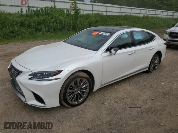 ✅ 2020 Lexus LS 500 • VIN: JTHD51GF9L5008350 • Lot: 64978295. Wystawiony na Copart z przebiegiem 48 584 mil. Bezpłatny archiwum sprzedaży aukcyjnych z USA i szczegółowy raport historii pojazdu na DreamBid. Zdjęcie 1.