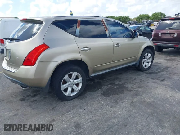 ✅ 2007 Nissan Murano SL • VIN: JN8AZ08T27W531513 • Lot: 44545189. Wystawiony na IAAI z przebiegiem 121 942 mil. Bezpłatny archiwum sprzedaży aukcyjnych z USA i szczegółowy raport historii pojazdu na DreamBid. Zdjęcie 4.