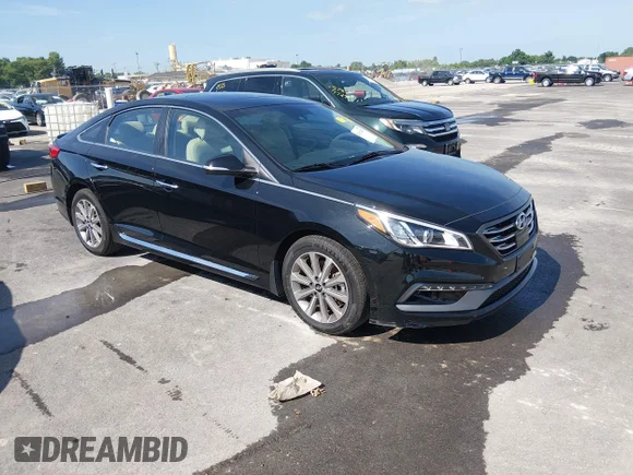 ✅ 2017 Hyundai Sonata Sport • VIN: 5NPE34AF1HH486159 • Lot: 45302301. Wystawiony na IAAI z przebiegiem 77 266 mil. Bezpłatny archiwum sprzedaży aukcyjnych z USA i szczegółowy raport historii pojazdu na DreamBid. Zdjęcie 1.