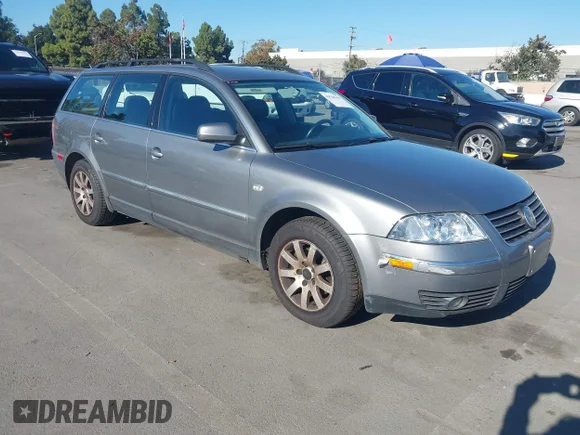 ✅ 2003 Volkswagen Passat GLS • VIN: WVWVD63B23E213775 • Лот: 43538144. Опубликован ранее на IAAI с пробегом 264 676 миль. Бесплатный доступ к архиву аукционных продаж из США и подробный отчёт об истории автомобиля на DreamBid. Изображение 1.