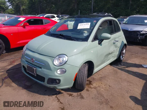 ✅ 2015 FIAT 500 Sport • VIN: 3C3CFFBR7FT560611 • Lot: 42471214. Wystawiony na IAAI z przebiegiem 80 625 mil. Bezpłatny archiwum sprzedaży aukcyjnych z USA i szczegółowy raport historii pojazdu na DreamBid. Zdjęcie 2.