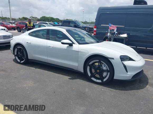 ✅ 2022 Porsche Taycan 4S • VIN: WP0AB2Y16NSA43280 • Лот: 45222014. Опубликован ранее на IAAI с пробегом 18 837 миль. Бесплатный доступ к архиву аукционных продаж из США и подробный отчёт об истории автомобиля на DreamBid. Изображение 1.