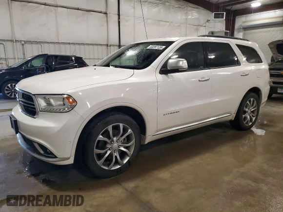 ✅ 2018 Dodge Durango Citadel • VIN: 1C4RDJEGXJC248554 • Лот: 53287126. Опубликован ранее на Copart с пробегом 142 724 миль. Бесплатный доступ к архиву аукционных продаж из США и подробный отчёт об истории автомобиля на DreamBid. Изображение 1.