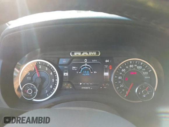 ✅ 2023 Ram 1500 Big Horn • VIN: 1C6RRFFG7PN530846 • Лот: 43366693. Опубликован ранее на IAAI с пробегом 78 823 миль. Бесплатный доступ к архиву аукционных продаж из США и подробный отчёт об истории автомобиля на DreamBid. Изображение 7.