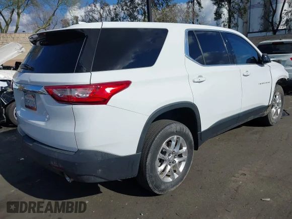 ✅ 2020 Chevrolet Traverse LS • VIN: 1GNERFKWXLJ267734 • Lot: 44107017. Listed on IAAI with 115,177 mi. Free auction sales archive from the USA and detailed vehicle history report at DreamBid. Image 4.