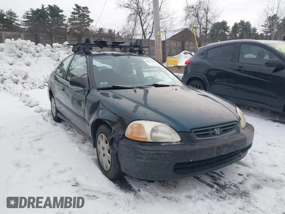 ✅ 1998 Honda Civic DX • VIN: 1HGEJ6125WL020369 • Lot: 44077264. Listed on IAAI with 112,485 mi. Free auction sales archive from the USA and detailed vehicle history report at DreamBid. Image 1.