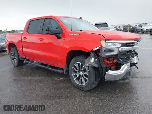 ✅ 2022 Chevrolet Silverado 1500 LT • VIN: 1GCPDKEK2NZ617184 • Lot: 44900438. Listed on IAAI with 70,198 mi. Free auction sales archive from the USA and detailed vehicle history report at DreamBid. Image 1.