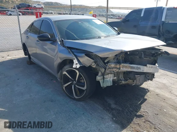 ✅ 2022 Honda Accord Sport • VIN: 1HGCV1F39NA054275 • Лот: 45091690. Опубліковано раніше на IAAI з пробігом 24 233 миль. Безкоштовний доступ до архіву аукціонних продажів зі США та докладний звіт про історію автомобіля на DreamBid. Зображення 1.