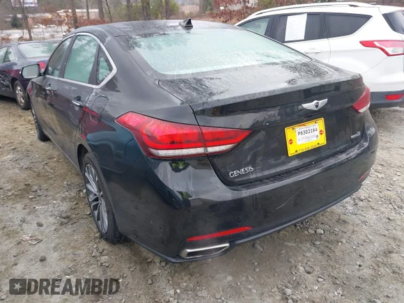 ✅ 2015 Hyundai Genesis 3.8L • VIN: KMHGN4JE7FU019790 • Lot: 41499151. Wystawiony na IAAI z przebiegiem 116 415 mil. Bezpłatny archiwum sprzedaży aukcyjnych z USA i szczegółowy raport historii pojazdu na DreamBid. Zdjęcie 3.