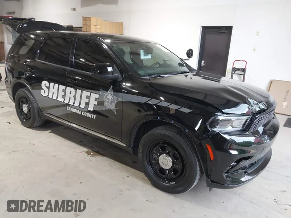 ✅ 2026 Dodge Durango Pursuit • VIN: 1C4SDJFT6TC161430 • Лот: 45379462. Опубликован ранее на IAAI с пробегом 6 427 миль. Бесплатный доступ к архиву аукционных продаж из США и подробный отчёт об истории автомобиля на DreamBid. Изображение 1.