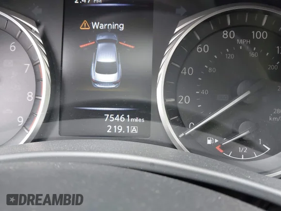 ✅ 2021 Infiniti Q50 Luxe • VIN: JN1EV7BP3MM700039 • Лот: 44970963. Опубліковано раніше на IAAI з пробігом 75 461 миль. Безкоштовний доступ до архіву аукціонних продажів зі США та докладний звіт про історію автомобіля на DreamBid. Зображення 7.