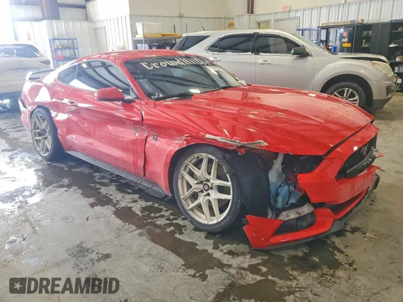 ✅ 2015 Ford Mustang GT Premium • VIN: 1FA6P8CFXF5316642 • Lot: 75507525. Listed on Copart with 93,888 mi. Free auction sales archive from the USA and detailed vehicle history report at DreamBid. Image 4.