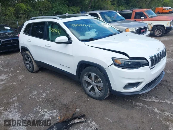 ✅ 2021 Jeep Cherokee Limited • VIN: 1C4PJLDX9MD179674 • Lot: 43304841. Wystawiony na IAAI z przebiegiem 75 286 mil. Bezpłatny archiwum sprzedaży aukcyjnych z USA i szczegółowy raport historii pojazdu na DreamBid. Zdjęcie 1.