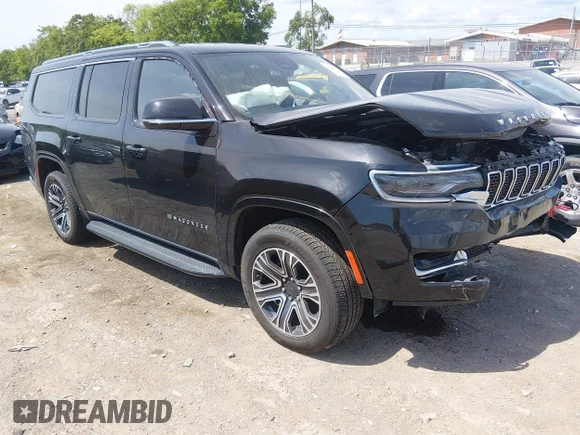 ✅ 2024 Jeep Wagoneer Series II • VIN: 1C4SJRBP1RS160023 • Lot: 44980777. Listed on IAAI with 81,222 mi. Free auction sales archive from the USA and detailed vehicle history report at DreamBid. Image 1.