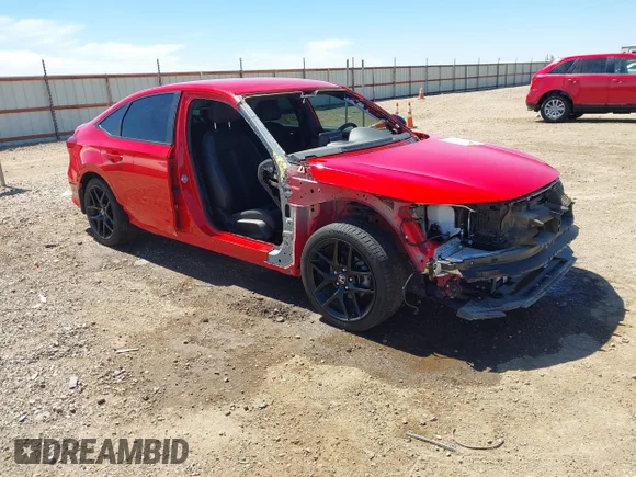 ✅ 2024 Honda Civic Sport • VIN: 2HGFE2F52RH552605 • Lot: 44781314. Listed on IAAI with 55,511 mi. Free auction sales archive from the USA and detailed vehicle history report at DreamBid. Image 1.