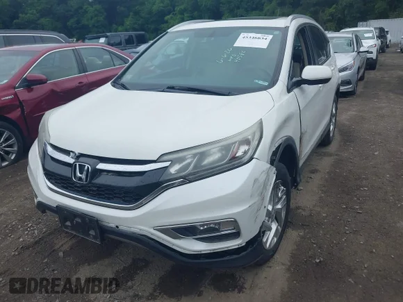 ✅ 2015 Honda CR-V EX-L • VIN: 5J6RM4H78FL066253 • Лот: 45346634. Опубліковано раніше на IAAI з пробігом 180 010 миль. Безкоштовний доступ до архіву аукціонних продажів зі США та докладний звіт про історію автомобіля на DreamBid. Зображення 2.