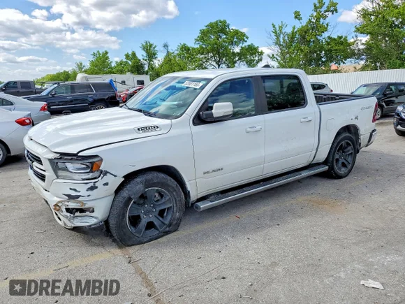 ✅ 2020 Ram 1500 Big Horn • VIN: 1C6SRFFT4LN347350 • Лот: 52001166. Опубліковано раніше на Copart з пробігом 171 336 миль. Безкоштовний доступ до архіву аукціонних продажів зі США та докладний звіт про історію автомобіля на DreamBid. Зображення 1.