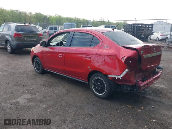 ✅ 2024 Mitsubishi Mirage ES • VIN: ML32FUFJ3RHF03265 • Лот: 44872460. Опубликован ранее на IAAI с пробегом 45 999 миль. Бесплатный доступ к архиву аукционных продаж из США и подробный отчёт об истории автомобиля на DreamBid. Изображение 3.