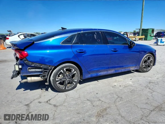 ✅ 2021 Kia K5 GT-Line • VIN: 5XXG64J2XMG052230 • Lot: 52530766. Wystawiony na Copart z przebiegiem 79 759 mil. Bezpłatny archiwum sprzedaży aukcyjnych z USA i szczegółowy raport historii pojazdu na DreamBid. Zdjęcie 3.