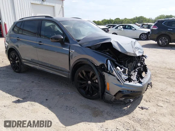 ✅ 2021 Volkswagen Tiguan SE • VIN: 3VV2B7AX0MM054894 • Lot: 45278164. Listed on IAAI with 44,835 mi. Free auction sales archive from the USA and detailed vehicle history report at DreamBid. Image 1.