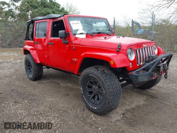 ✅ 2016 Jeep Wrangler Unlimited 75th Anniversary • VIN: 1C4BJWEG1GL336408 • Lot: 44978101. Listed on IAAI with 124,353 mi. Free auction sales archive from the USA and detailed vehicle history report at DreamBid. Image 1.