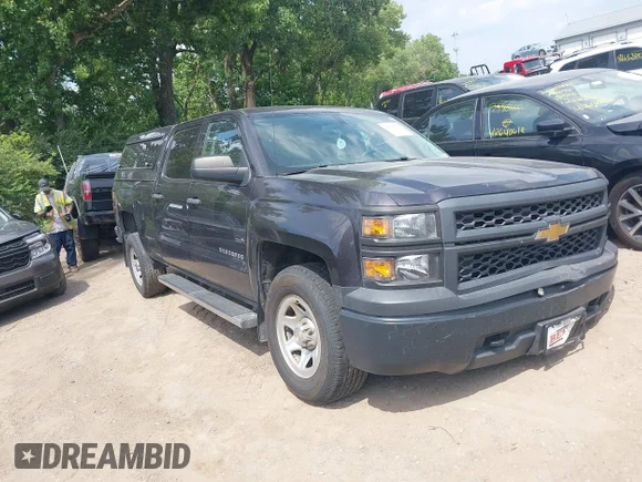 ✅ 2015 Chevrolet Silverado 1500 Work Truck • VIN: 3GCUKPEH3FG416535 • Лот: 42650971. Опубликован ранее на IAAI с пробегом 46 383 миль. Бесплатный доступ к архиву аукционных продаж из США и подробный отчёт об истории автомобиля на DreamBid. Изображение 1.