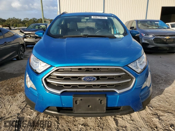 ✅ 2020 Ford EcoSport SE • VIN: MAJ3S2GE6LC339603 • Lot: 69677072. Wystawiony na Copart z przebiegiem 31 046 mil. Bezpłatny archiwum sprzedaży aukcyjnych z USA i szczegółowy raport historii pojazdu na DreamBid. Zdjęcie 5.