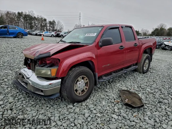 ✅ 2005 GMC Canyon 1SF SLE Z71 • VIN: 1GTDT136158210923 • Lot: 96562435. Listed on Copart with 182,880 mi. Free auction sales archive from the USA and detailed vehicle history report at DreamBid. Image 1.