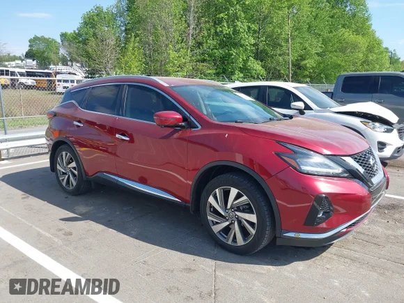 ✅ 2019 Nissan Murano Platinum • VIN: 5N1AZ2MJ2KN162478 • Lot: 44834611. Wystawiony na IAAI z przebiegiem 124 200 mil. Bezpłatny archiwum sprzedaży aukcyjnych z USA i szczegółowy raport historii pojazdu na DreamBid. Zdjęcie 1.