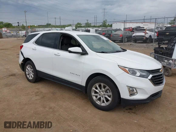 ✅ 2019 Chevrolet Equinox LT • VIN: 3GNAXJEV8KS608362 • Лот: 45130408. Опубліковано раніше на IAAI з пробігом 52 127 миль. Безкоштовний доступ до архіву аукціонних продажів зі США та докладний звіт про історію автомобіля на DreamBid. Зображення 1.