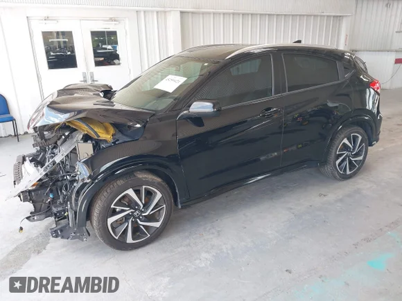 ✅ 2019 Honda HR-V Sport • VIN: 3CZRU6H18KG715032 • Лот: 45259421. Опубликован ранее на IAAI с пробегом 81 453 миль. Бесплатный доступ к архиву аукционных продаж из США и подробный отчёт об истории автомобиля на DreamBid. Изображение 2.