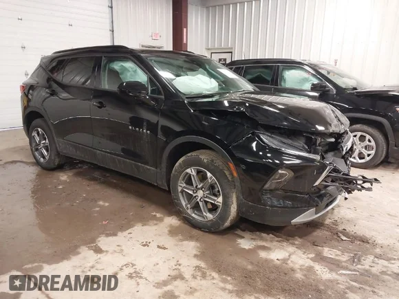 ✅ 2023 Chevrolet Blazer LT • VIN: 3GNKBHR4XPS219288 • Lot: 41659994. Listed on IAAI with 13,198 mi. Free auction sales archive from the USA and detailed vehicle history report at DreamBid. Image 1.