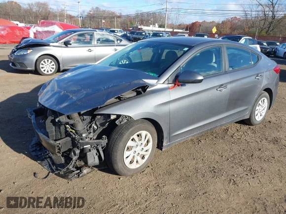 ✅ 2018 Hyundai Elantra SE • VIN: 5NPD74LF2JH384730 • Lot: 43663201. Listed on IAAI with 55,093 mi. Free auction sales archive from the USA and detailed vehicle history report at DreamBid. Image 2.