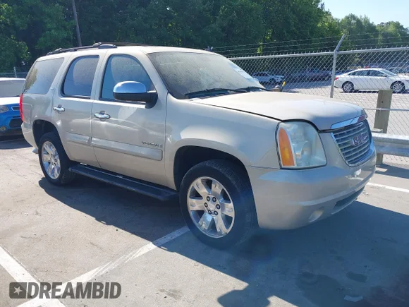 ✅ 2007 GMC Yukon SLT • VIN: 1GKFK13047R376989 • Лот: 45038825. Опубликован ранее на IAAI с пробегом 268 694 миль. Бесплатный доступ к архиву аукционных продаж из США и подробный отчёт об истории автомобиля на DreamBid. Изображение 1.