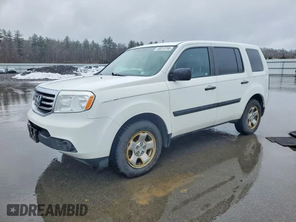 ✅ 2014 Honda Pilot LX • VIN: 5FNYF4H28EB057070 • Lot: 48813706. Listed on Copart with 125,259 mi. Free auction sales archive from the USA and detailed vehicle history report at DreamBid. Image 1.